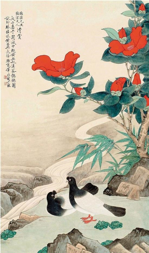 鉴藏 | 非50年陈墨不用,于非闇画出了一纸“富丽